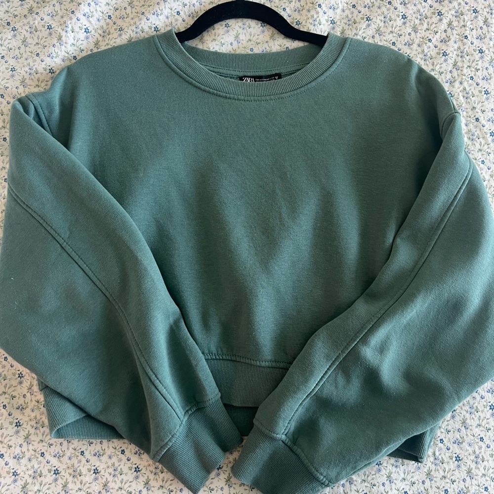 Zara Teal Sweatshirt